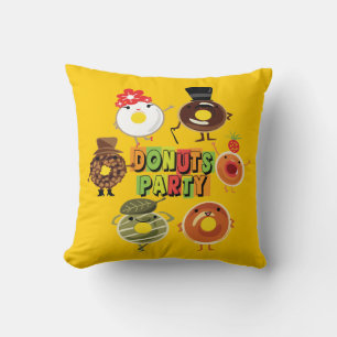 Donuts Party Kissen