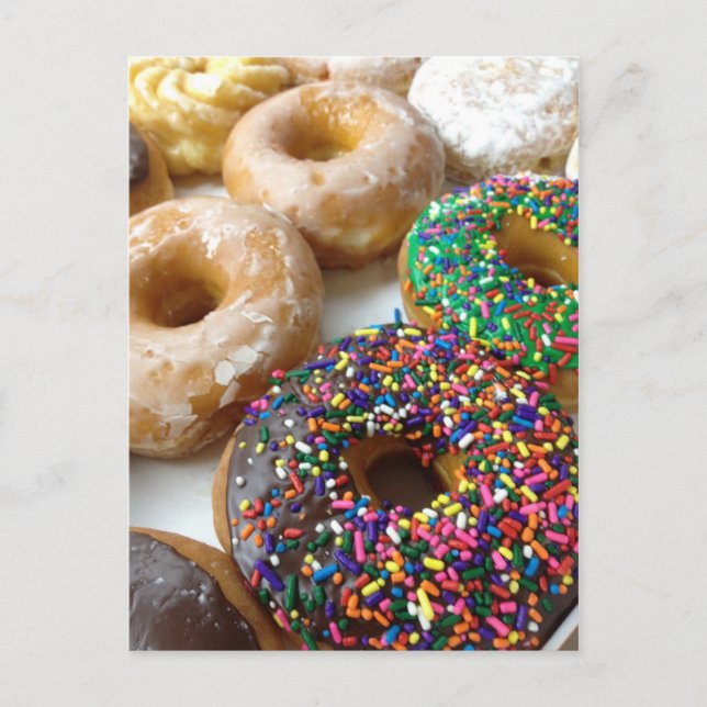 Donuts Postkarte (Vorderseite)