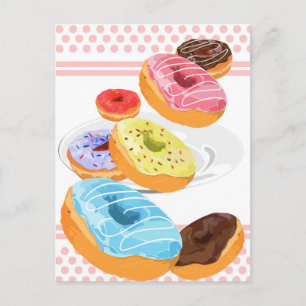 Donuts Postkarte