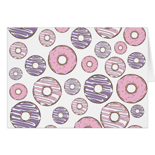 Donuts, rosa Donuts, Lila Donuts (Vorderseite (Horizontal))