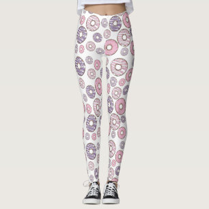 Donuts, rosa Donuts, Lila Donuts Leggings