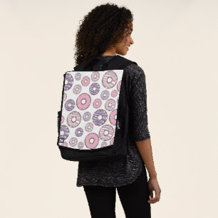 Donuts, rosa Donuts, Lila Donuts Rucksack