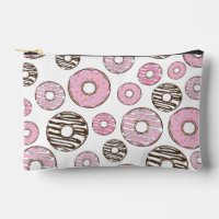 Donuts, rosa Donuts, weiße Donuts