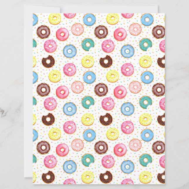 Donuts Scrapbook Paper (Vorderseite)