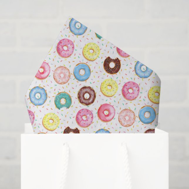 Donuts Seidenpapier (Geschenk Tasche)