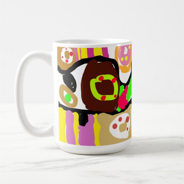 Donuts Spaß Kaffeetasse (Links)