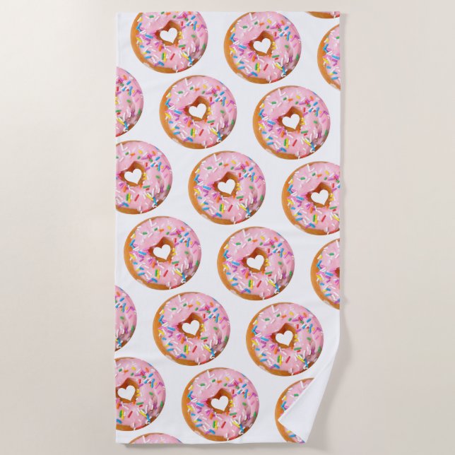 Donuts Strandtuch (Vorderseite)