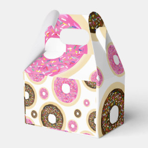Donuts & Streusel Rosa Braune Leckere Partygeschen Geschenkschachtel