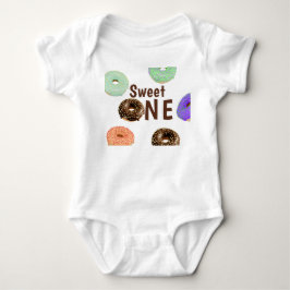 Donuts Sweet One 1. Geburtstag Baby Strampler