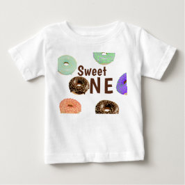 Donuts Sweet One 1. Geburtstag Baby T-shirt