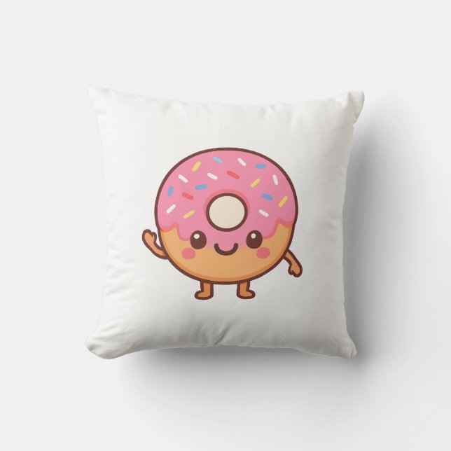 Donuts Throw Pillow Kissen (Vorderseite)