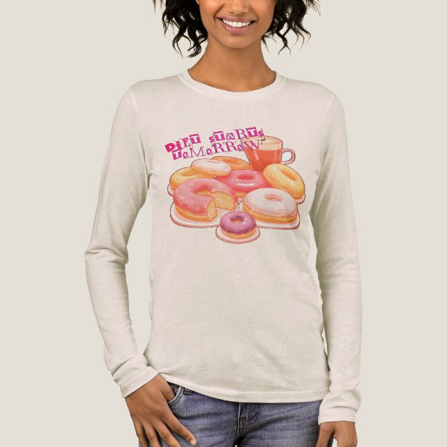 Donuts Tri-Blend Shirt (Vorderseite)