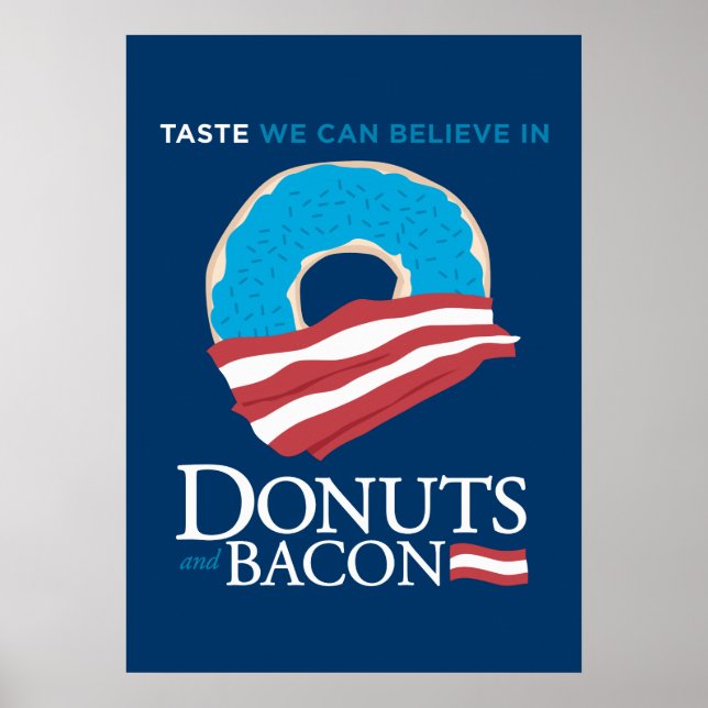 Donuts und Bacon: Geschmack, an den wir glauben kö Poster (Vorne)