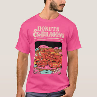 Donuts und Drachen T-Shirt