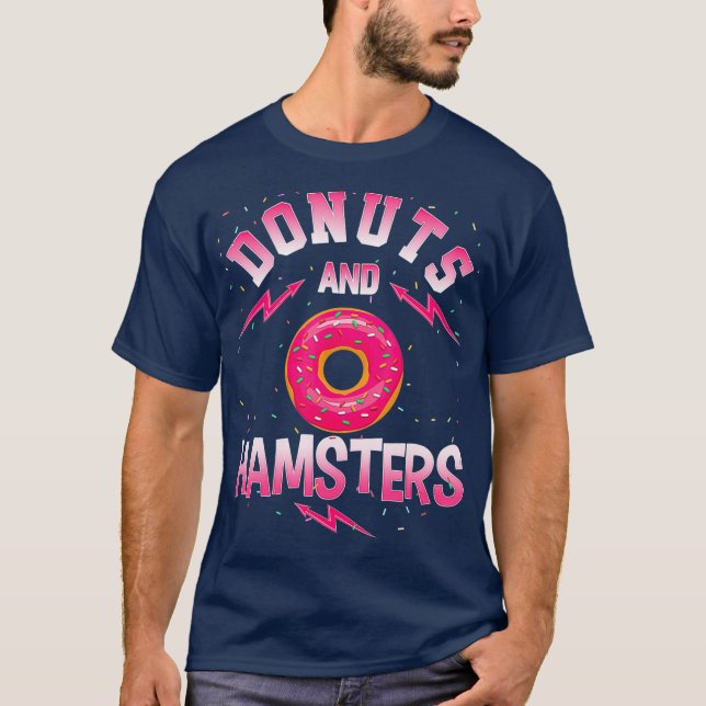 Donuts und HAMSTERS Doughnut HAMSTER T-Shirt (Vorderseite)