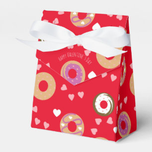 Donuts Valentinstag Herzen Rot Pink Geschenkschachtel