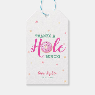 Donuts Watercolor dank einem Hole Bunch Danke Geschenkanhänger