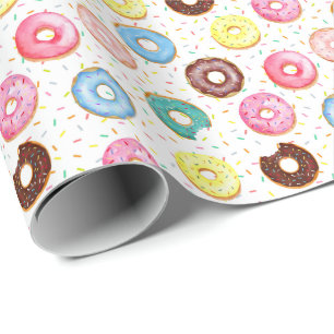 Donuts Wrapping Paper Geschenkpapier