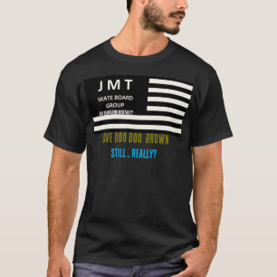 DOO BROWN Basic Dark T - Shirt