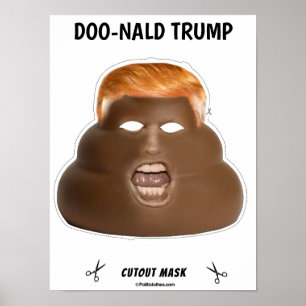 Doo-nald Trump Halloween-Maske Poster