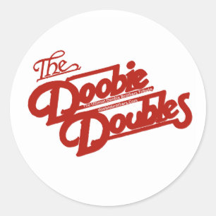 Doobie Doubles Tables Runder Aufkleber