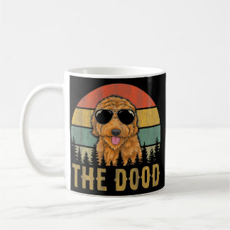 Dood Funny Vintag Goldendoodle Dog Mama Vater Kaffeetasse