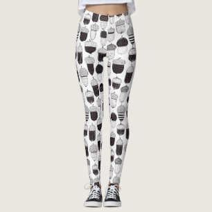 Doodle-Akkorde Herbstmuster Leggings