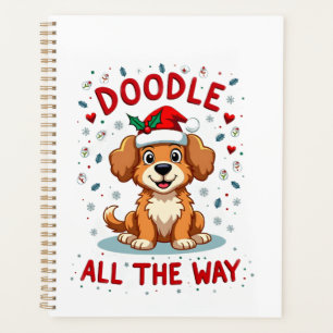 Doodle All The Way Lustige Goldendoodle Weihnachts Planer