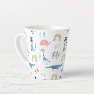 Doodle Animal Fun Muster Milchtasse