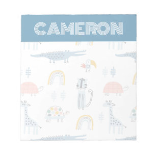 Doodle Animal Fun Muster Notizblock