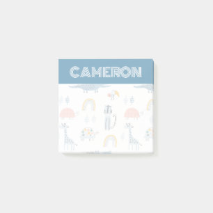 Doodle Animal Fun Muster Post-it Klebezettel