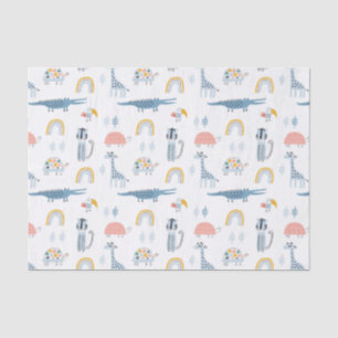 Doodle Animal Fun Muster Seidenpapier