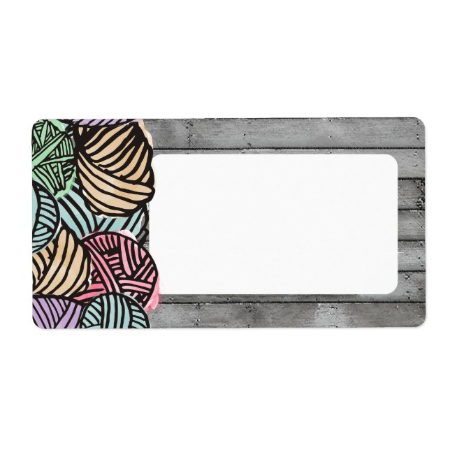 Doodle-Aquarellgarn Strickfaser (Vorne)