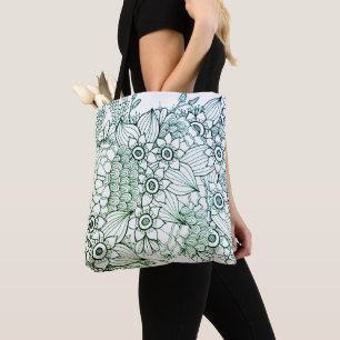 Doodle Art Design für Shopping Tasche