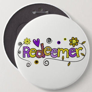 Doodle Art I Redeemer Button