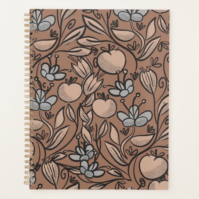 Doodle Art Mocha Planer (Vorderseite)