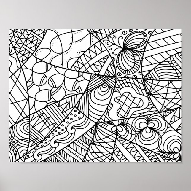 Doodle Art Poster (Vorne)