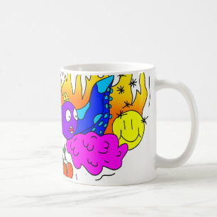 doodle art Tasse