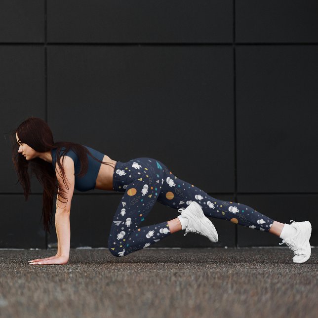 Doodle Astronaut Leggings (Von Creator hochgeladen)