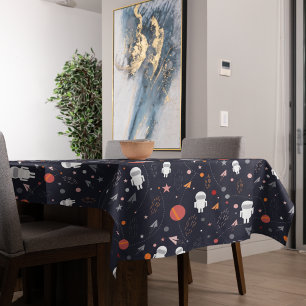 Doodle Astronaut Muster Tischdecke