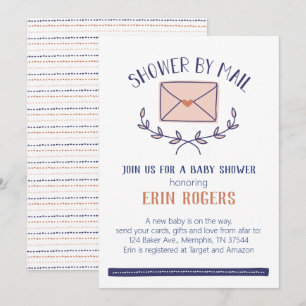 Doodle-Baby-Shower-Einladung per Post Einladung