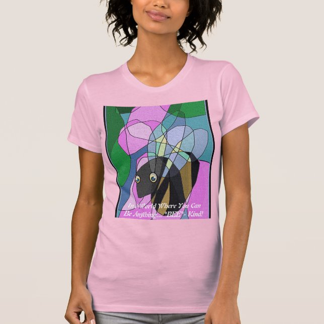 Doodle Bee Kind: T-Shirt (Vorderseite)