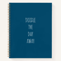 Doodle Blue Bullet Journal