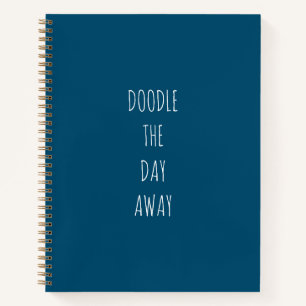 Doodle Blue Bullet Journal Notizbuch