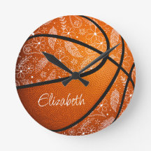 Doodle Blume Federn Paisball boho Basketball