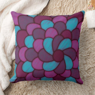 Doodle Blume Petals Kissen