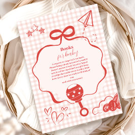 Doodle Brunch Bow Bow Baby Showbücher für Baby Begleitkarte