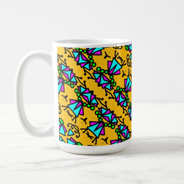 Doodle-Bug-Blume Kaffeetasse (Links)