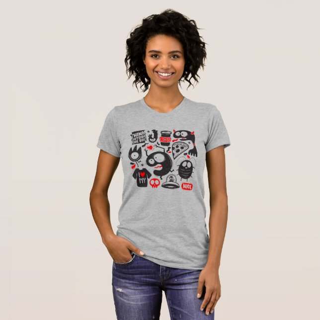 Doodle Chaos Street Tee (Vorne ganz)