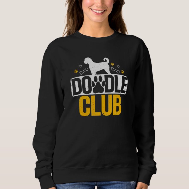 Doodle Club Dog Sweatshirt (Vorderseite)